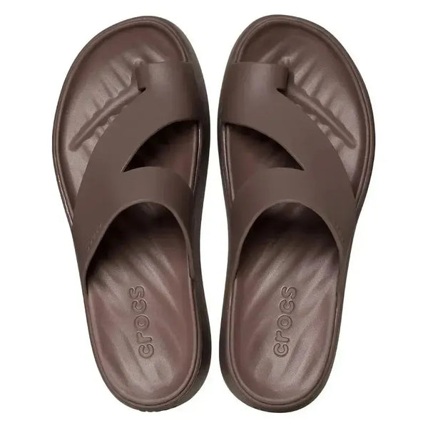 Crocs Getaway Platform Toe Loop - Truffle