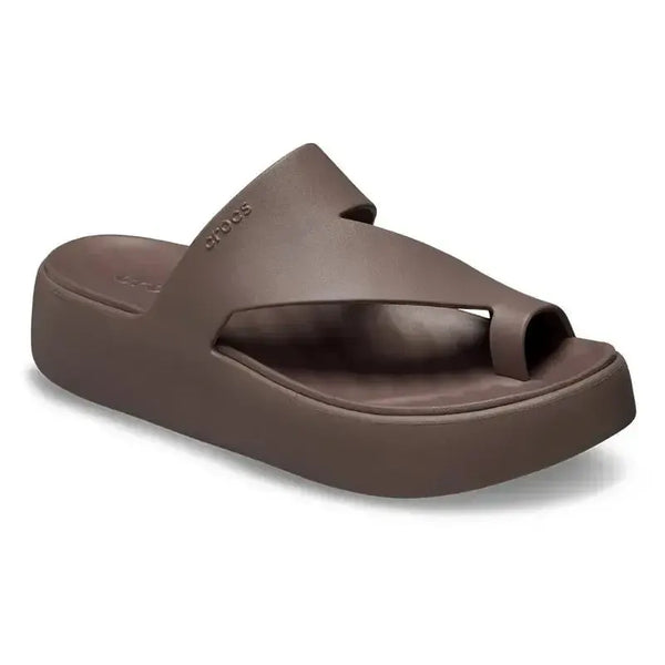 Crocs Getaway Platform Toe Loop - Truffle