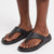 Crocs Getaway Triangle Flip Sandals - Black