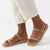 Crocs Miami 2 Strap Sandals - Milk Chocolate