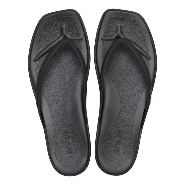 Crocs Miami Flip Sandals - Black