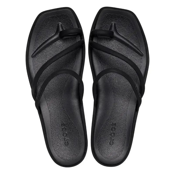 Crocs Miami Toe Loop Sandal - Black