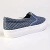 Direct Ladies Fashion Vulcanized Sneakers - Blue