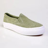 Direct Ladies Fashion Vulcanized Sneakers - Olive