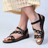 Dodos Gold Trims Budget Sandal - Black