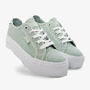 FILA Alessia Canvas Platform Sneaker - Mint/White