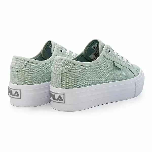 FILA Alessia Canvas Platform Sneaker - Mint/White