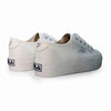 FILA Alessia Canvas Platform Sneaker - White/White/Silver