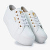 FILA Alessia MM Platform Sneaker - Gold/White