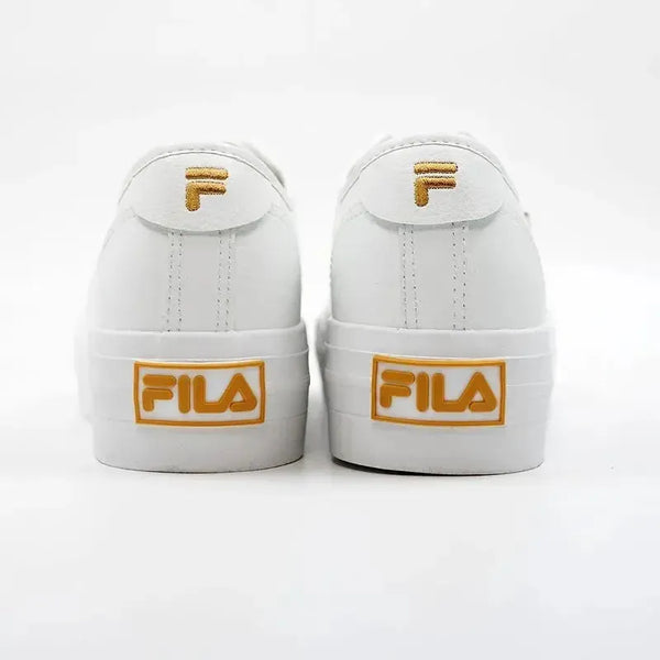 FILA Alessia MM Platform Sneaker - Gold/White