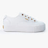 FILA Alessia MM Platform Sneaker - Gold/White