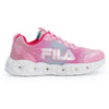 FILA Ariel Lights Kids Sneaker - White/Pink