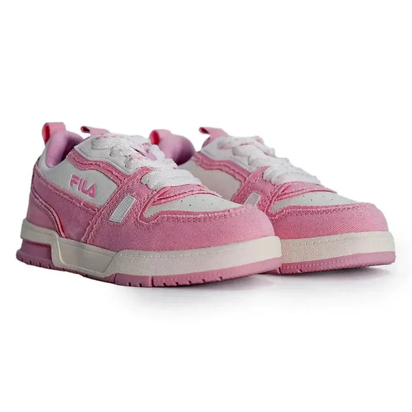 FILA Chess Kids Sneaker - White/Pink/