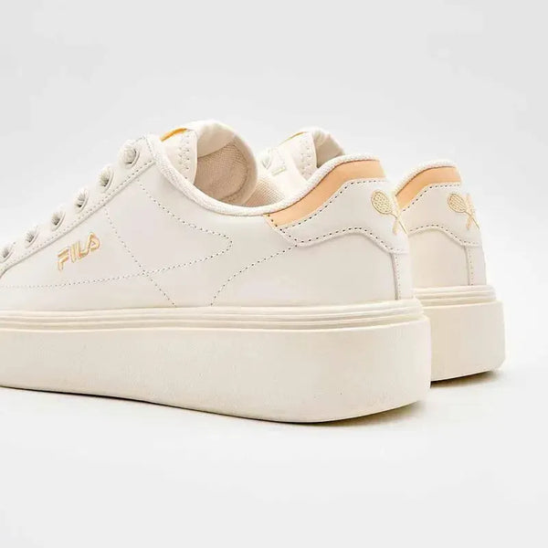 FILA Court Plumpy Ladies Sneaker - White / Peach Fuzz