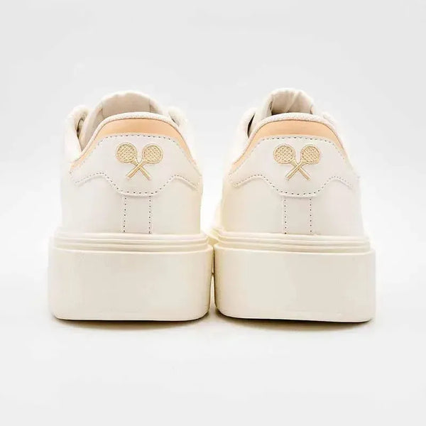 FILA Court Plumpy Ladies Sneaker - White / Peach Fuzz