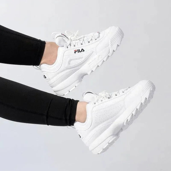 FILA Disruptor II Ladies Sneaker - Fila White /Fila Navy /Fila Red