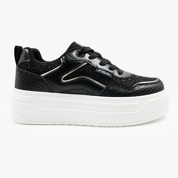 FILA Harlyn Platform Sneaker - Black