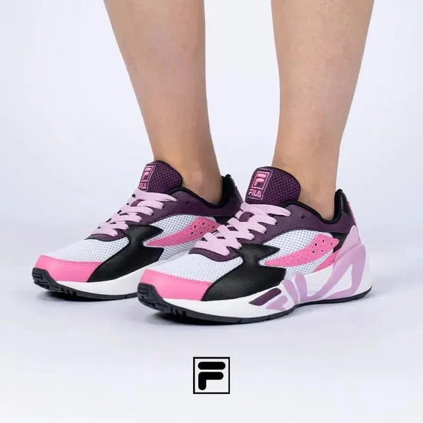 FILA Mindblower Sneaker - White/Aurora Pink/Plum