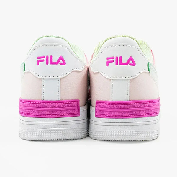 FILA Riley Kids Sneaker - White/Pink/Mint