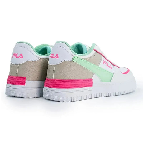 FILA Riley Kids Sneaker - White/Pink/Mint