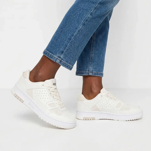 FILA Rissmo Lo Sneaker - Gardenia/White Cap Gray/White