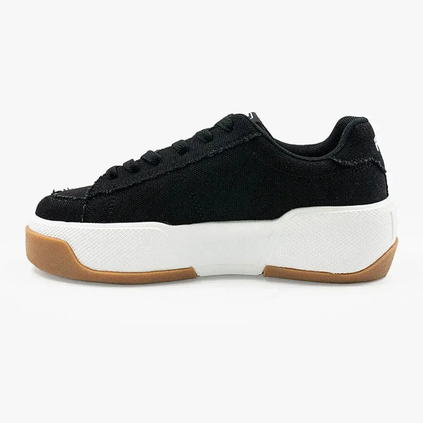 FILA Sangria Canvas Sneaker - Black/ White