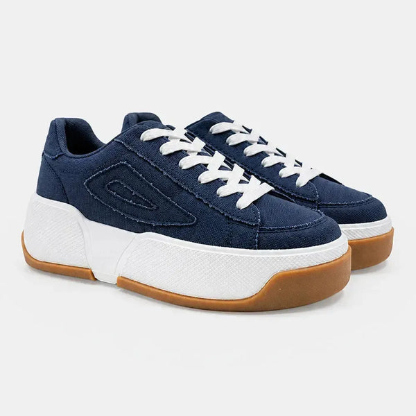 FILA Sangria Canvas Sneaker - Dark Denim