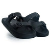 FILA Siana Double Buckle Sandal - Black