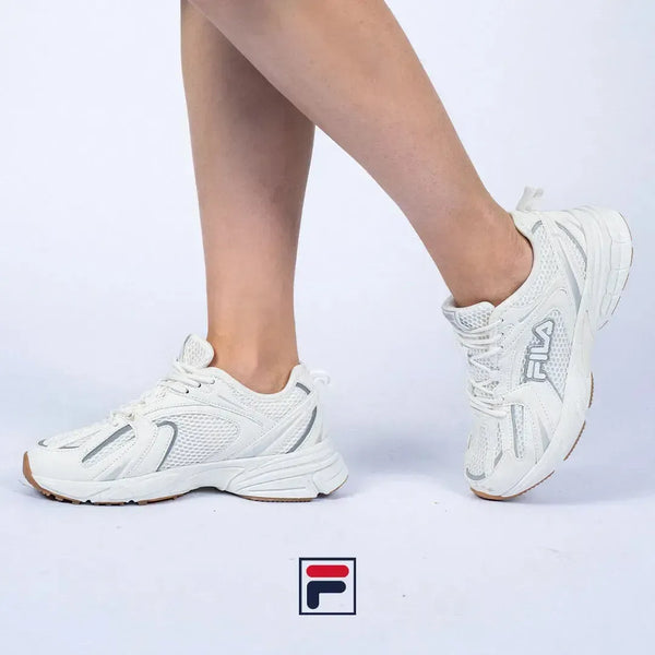 FILA Stevie Lace Sneaker - White/Silver
