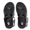 Fit Flop F-Mode Fisherman Platform Leather Sandal - Black