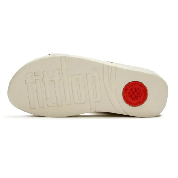 Fit Flop Fino H-Bar Slide with Pearl and Crystal Adornment - Turtledove