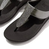 Fit Flop Fino Metallic Glitterdust Sandal - Black