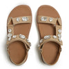 Fit Flop Gen FF-Max Ultra-Jewel Leather Back Strap Sandal - Cappuccino