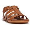 Fit Flop Gracie Rubber-Leather Fisherman Sandal - Light Tan