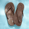 Fit Flop IQushion Ergonomic Flip Flops - Bronze