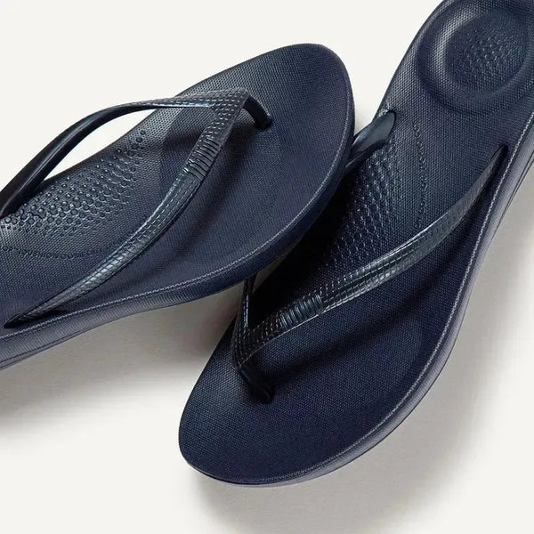 Fit Flop IQushion Ergonomic Flip Flops - Midnight Navy