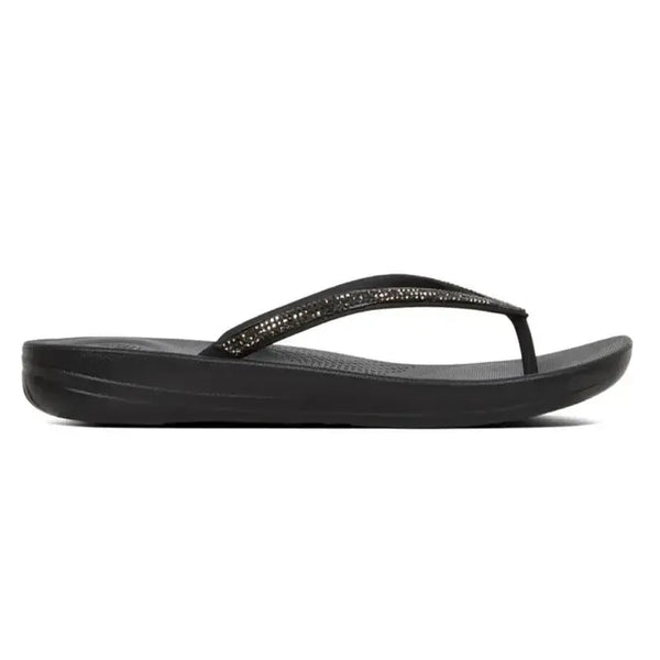 Fit Flop IQushion Ombre Sparkle Fit Flops - Black