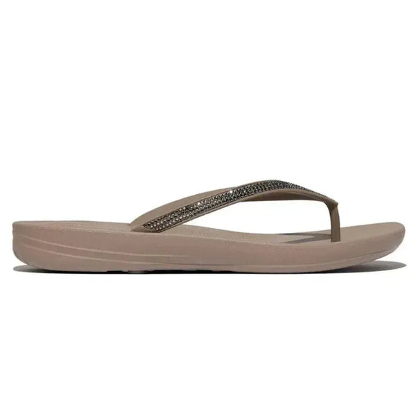 Fit Flop IQushion Ombre Sparkle Fit Flops - On Taupe/Pewter