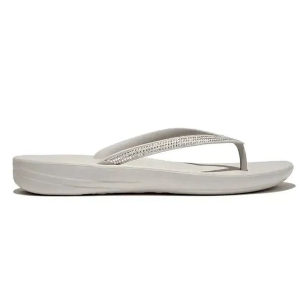 Fit Flop IQushion Sparkle Sandal - Tip Toe Grey