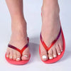 Fit Flop IQushion Transparent Flip Flop - Wild Rasberry