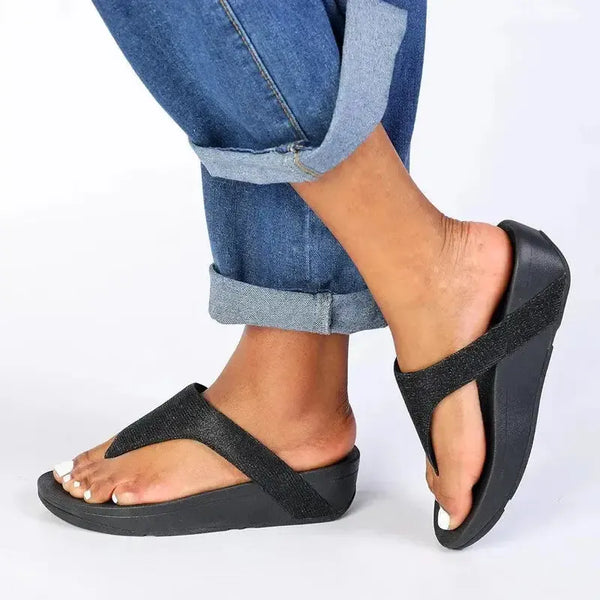 Fit Flop Lottie Glitzy - Black