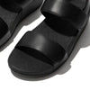Fit Flop Lulu Adjustable Leather BackStrap Sandal - All Black