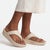 Fit Flop Lulu Leather Sandal - Hazy Taupe