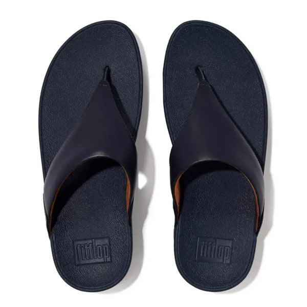 Fit Flop Lulu Leather Sandal - Midnight Navy