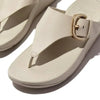 Fit Flop Lulu Resin Buckle Toe Post Sandal - Paris Beige