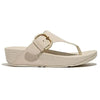 Fit Flop Lulu Resin Buckle Toe Post Sandal - Paris Beige