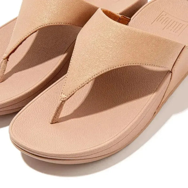 Fit Flop Lulu Shimmer Sandal - Biege