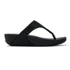Fit Flop Lulu Textured Glitzy Sandal - Black