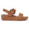 Fit Flop Resin Buckle Back Strap Sandal - Deep Tan