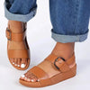 Fit Flop Resin Buckle Back Strap Sandal - Deep Tan